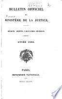 Bulletin officiel du Ministère de la justice
