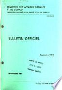 Bulletin officiel