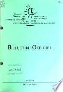 Bulletin officiel