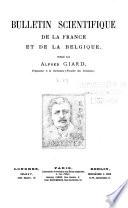 Bulletin scientifique de la France et de la Belgique
