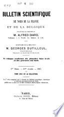 Bulletin scientifique de la France et de la Belgique