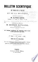 Bulletin scientifique du Département du Nord