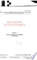 Bulletin Scientifique