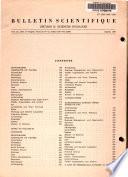 Bulletin scientifique