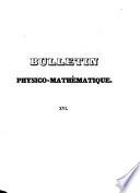 Bulletin scientifique publie par l'academie imperiale des sciences de Saint-Petersbourg