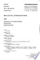 Bulletin signalétique. 356, Maladies du système nerveux; myopathies; neurochirurgie