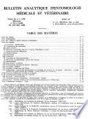 Bulletin signalétique d'entomologie médicale et vétérinaire
