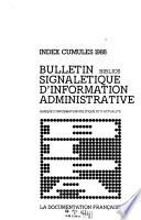 Bulletin signalétique d'information administrative