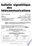 Bulletin signalétique des télécommunications