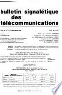 Bulletin signalétique des télécommunications