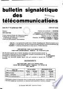 Bulletin signalétique des télécommunications