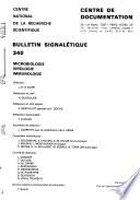 Bulletin signalétique