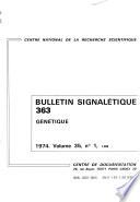Bulletin signalétique