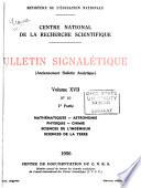 Bulletin signalétique