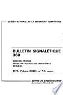 Bulletin signalétique