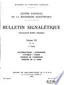 Bulletin signalétique