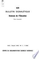 Bulletin signalétique