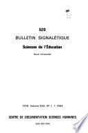 Bulletin signalétique