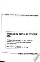 Bulletin signalétique