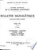 Bulletin signalétique