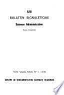 Bulletin signalétique