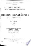 Bulletin signalétique