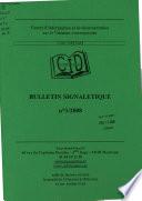 Bulletin signalétique