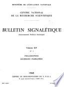 Bulletin signalétique