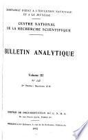 Bulletin signalétique