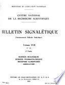 Bulletin signalétique
