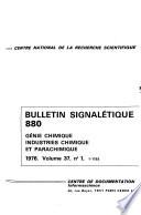 Bulletin signalétique