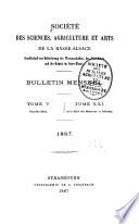 Bulletin - Société académique du Bas-Rhin pour le progrès des sciences, des lettres, des arts et de la vie économique