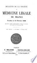 Bulletin - Société de médecine légale de Paris