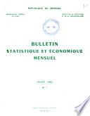 Bulletin statistique et économique mensuel