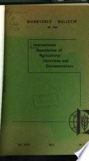 Bulletin Trimestriel de L'Association Internationale Des Bibliothecaires Et Documentalistes Agricoles