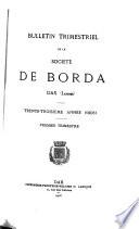 Bulletin trimestriel de la Société de Borda