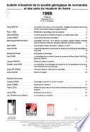 Bulletin trimestriel de la Société géologique de Normandie et des amis du muséum du Havre