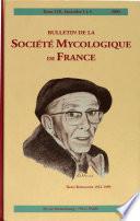 Bulletin trimestriel de la Société mycologique de France