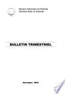 Bulletin trimestriel