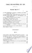 Bulletin trimestriel ...
