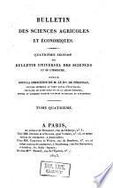 Bulletin universel des sciences et de l'industrie. 4