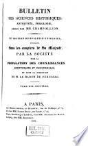 Bulletin universel des sciences et de l'industrie. 7