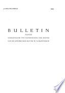 Bulletin van de Vereeniging tot bevordering der kennis van de antieke beschaving