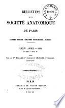 Bulletins de la Socie(te( anatomique de Paris