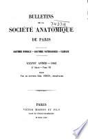 Bulletins de la Société anatomique de Paris