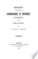 Bulletins de la Société Archéologique et Historique de l'Orléanais