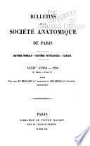 Bulletins et mémoires de la Société anatomique de Paris ...