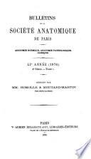 Bulletins et mémoires de la Société Anatomique de Paris