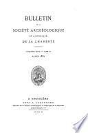 Bulletins et mémoires de la Société archéologique et historique de la Charente