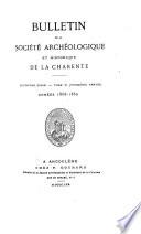 Bulletins et mémoires de la Société archéologique et historique de la Charente